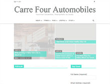 Tablet Screenshot of carrefourautomobiles.com